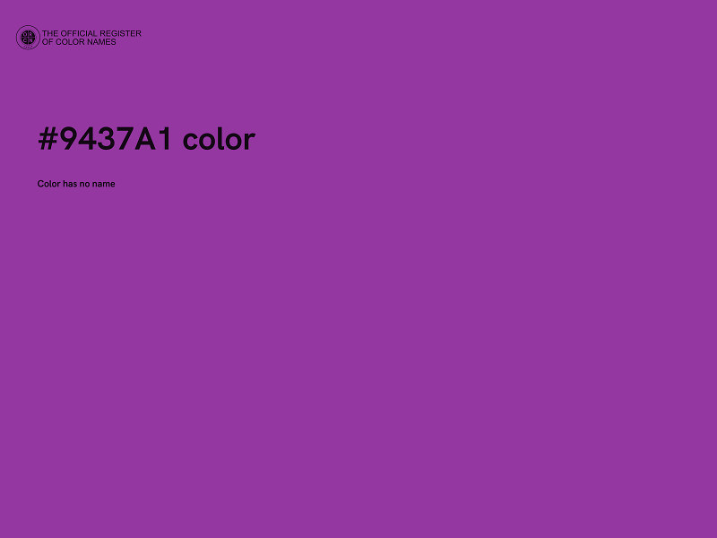 #9437A1 color image