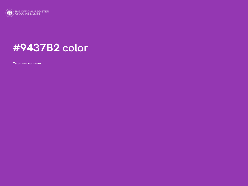 #9437B2 color image