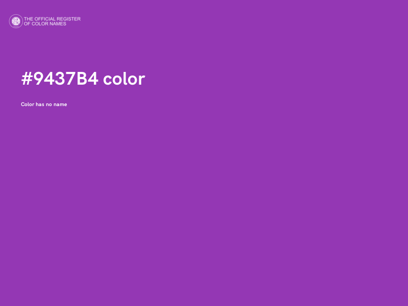 #9437B4 color image