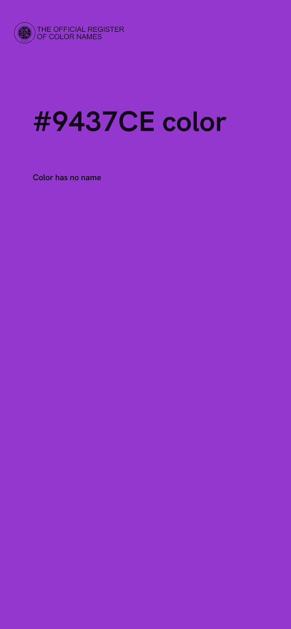 #9437CE color image