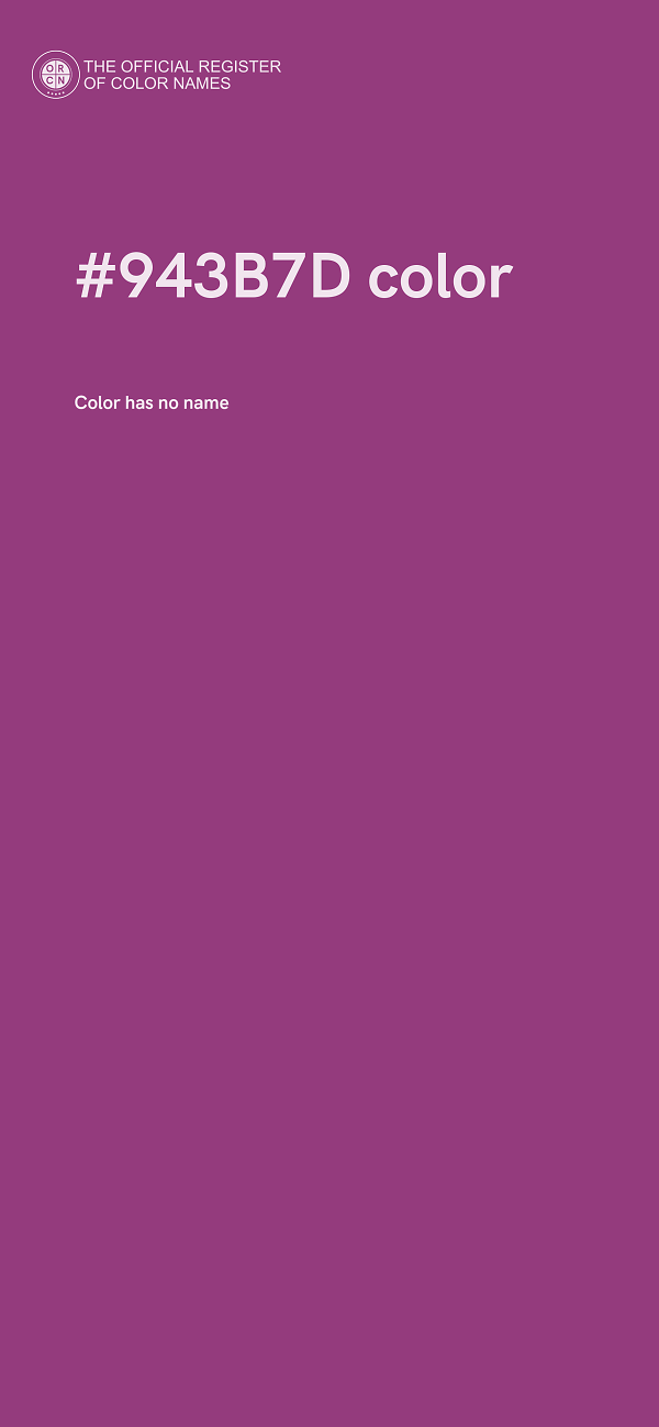 #943B7D color image
