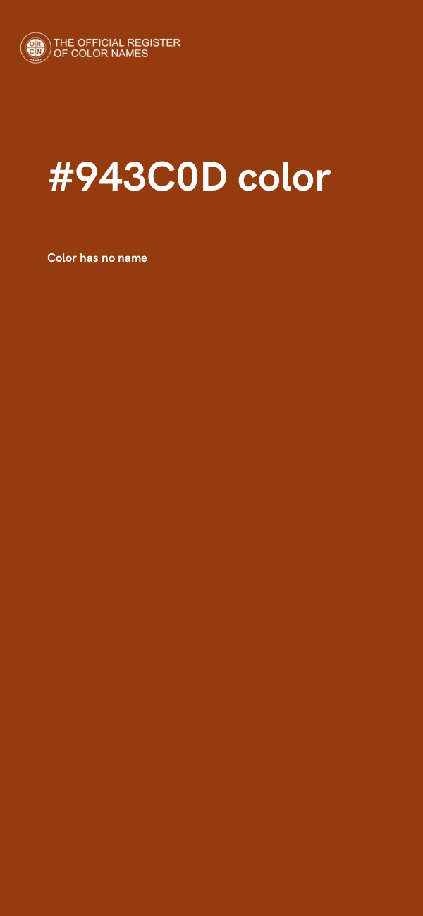 #943C0D color image