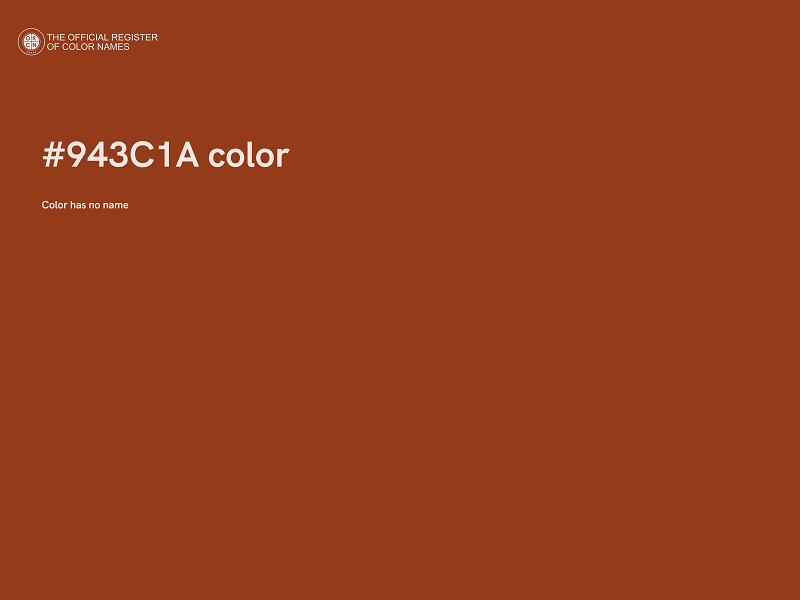 #943C1A color image