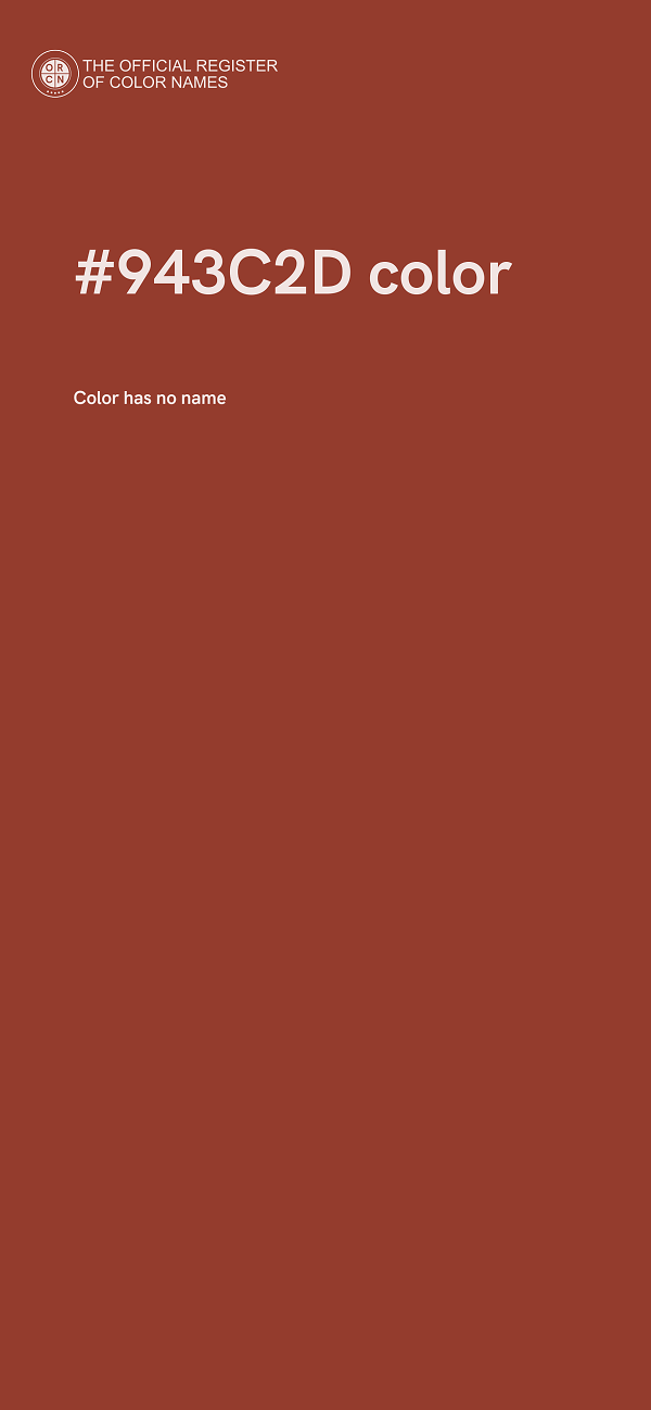 #943C2D color image