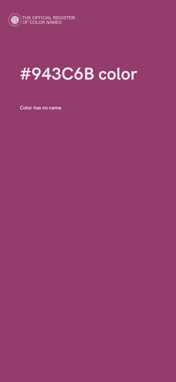 #943C6B color image