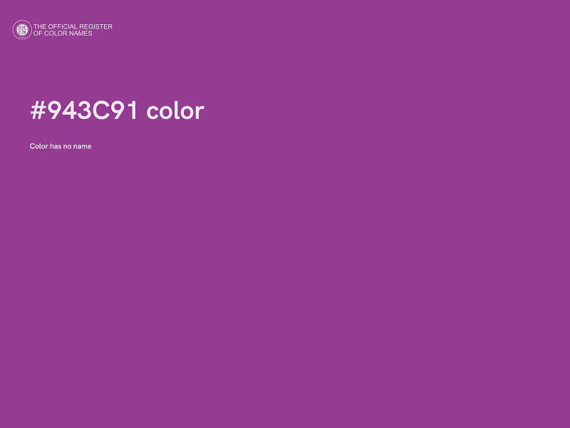 #943C91 color image