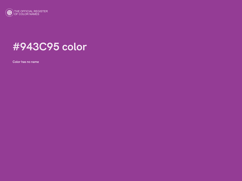#943C95 color image