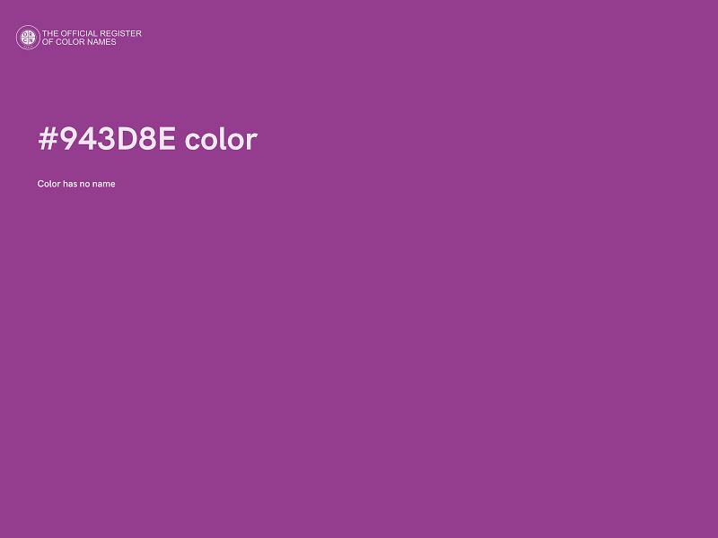 #943D8E color image