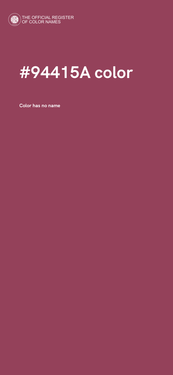 #94415A color image