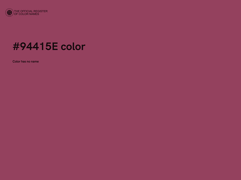 #94415E color image