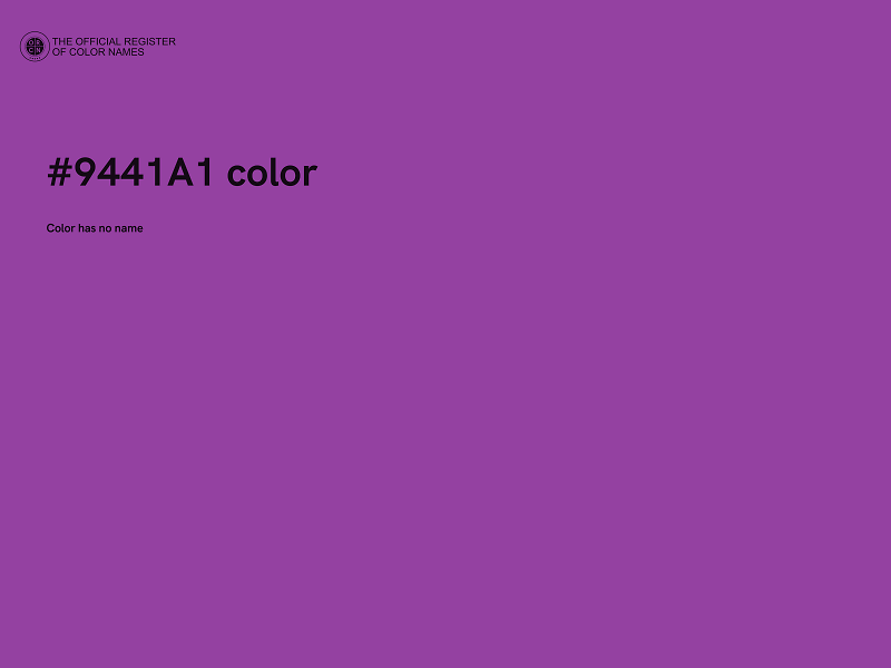 #9441A1 color image