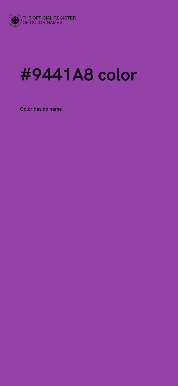 #9441A8 color image