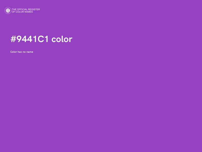 #9441C1 color image