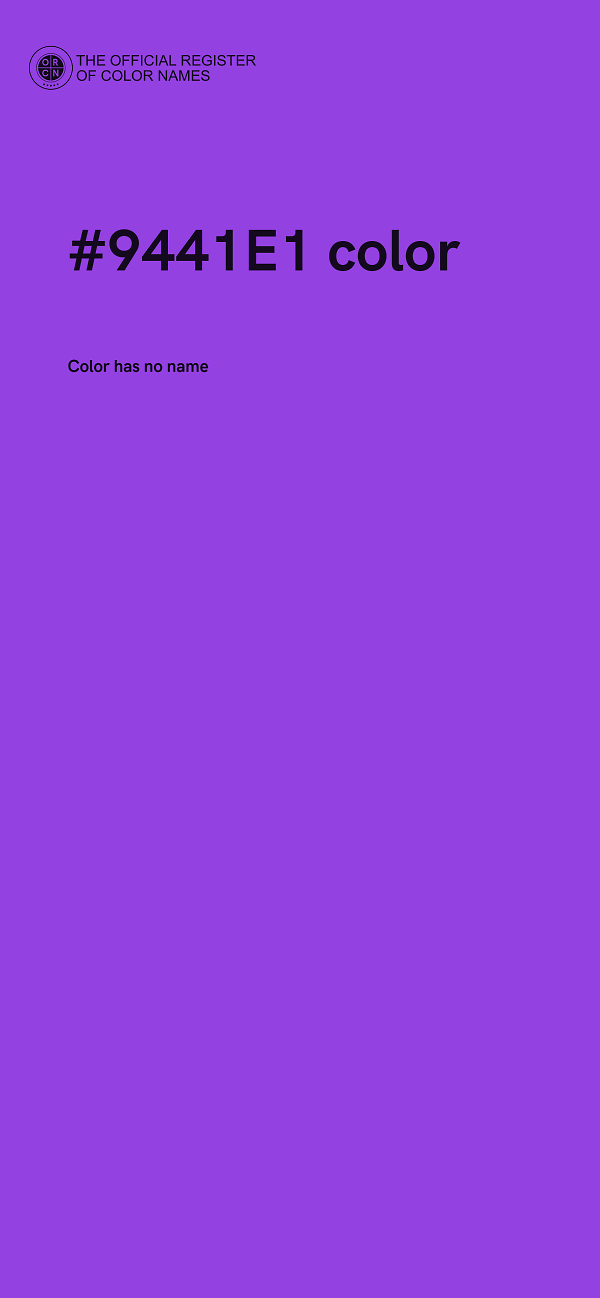 #9441E1 color image