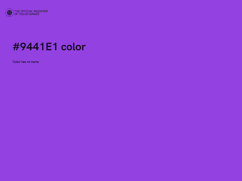 #9441E1 color image
