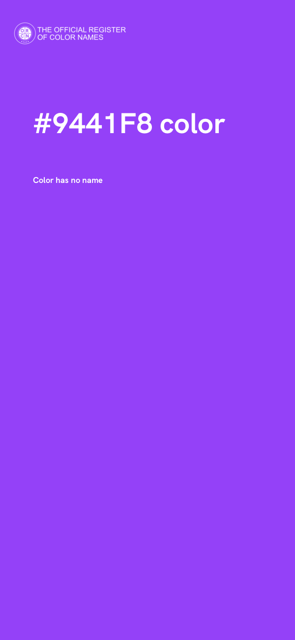 #9441F8 color image