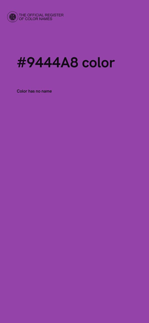 #9444A8 color image