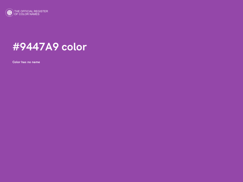 #9447A9 color image