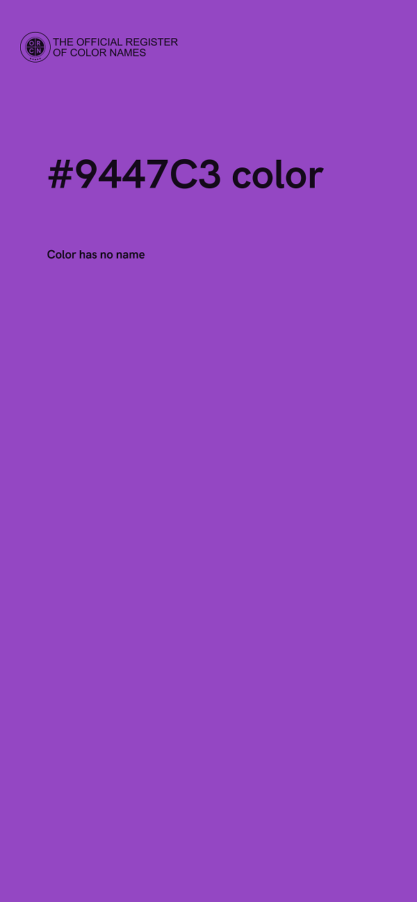 #9447C3 color image