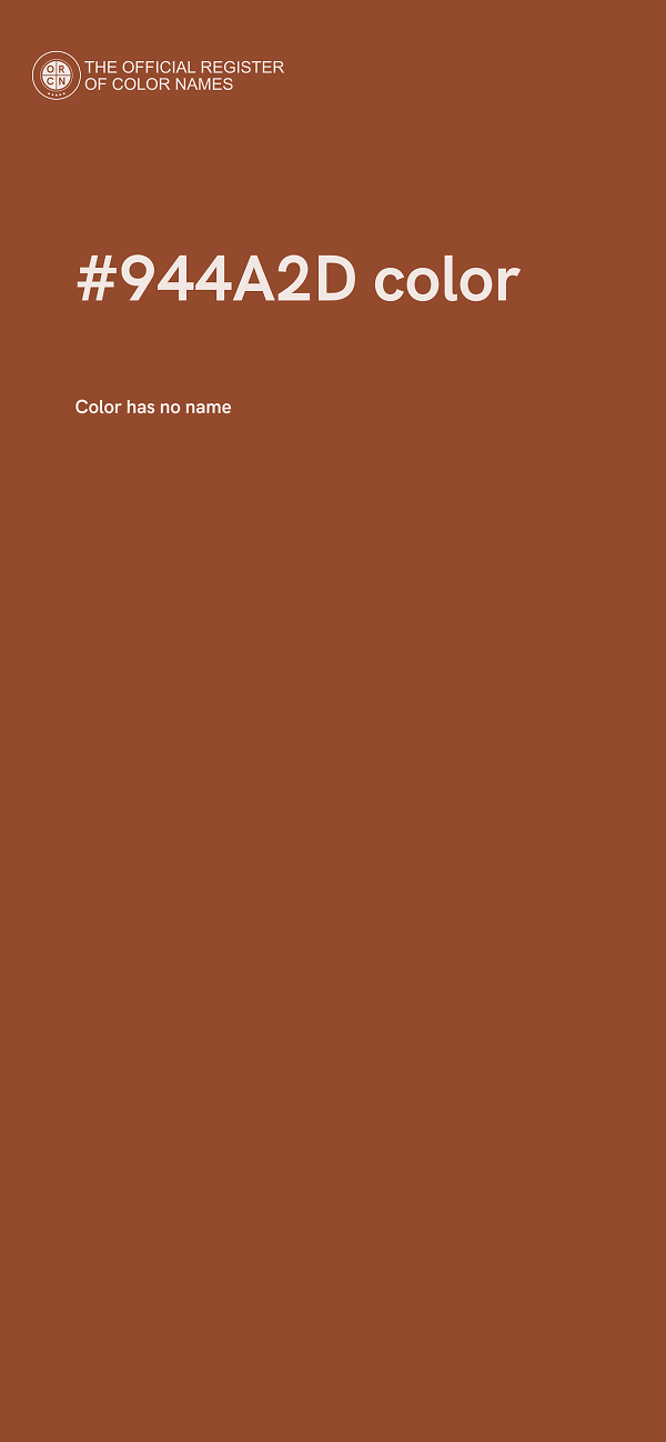 #944A2D color image