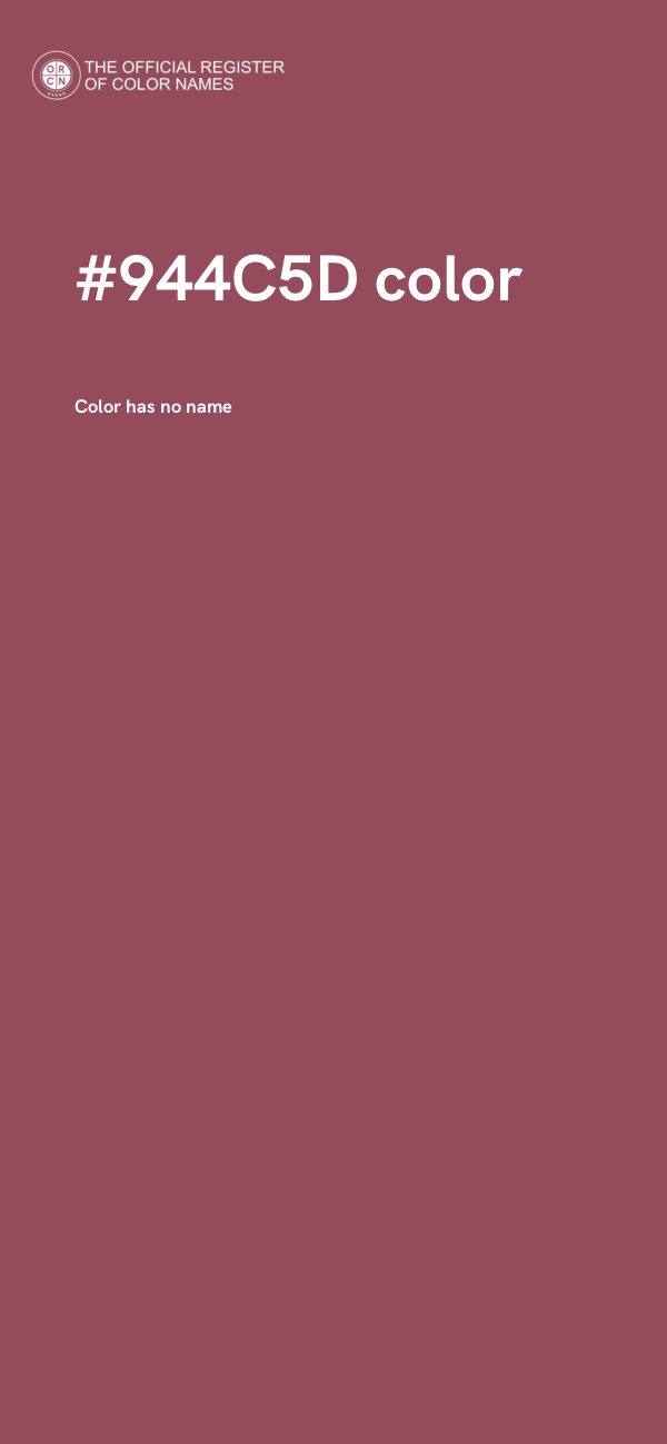 #944C5D color image