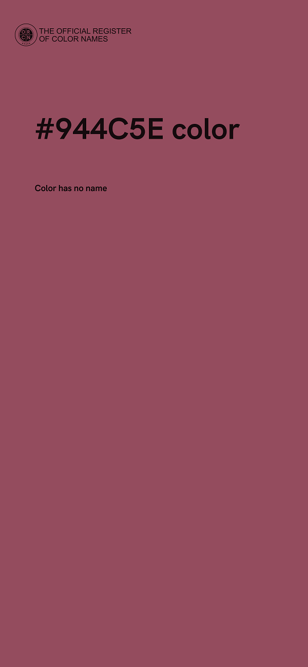 #944C5E color image