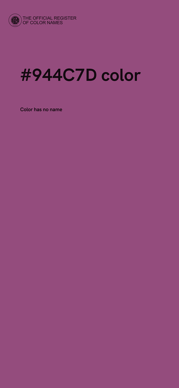 #944C7D color image
