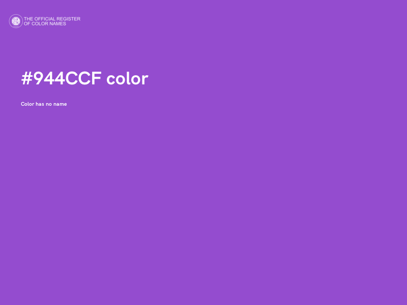 #944CCF color image