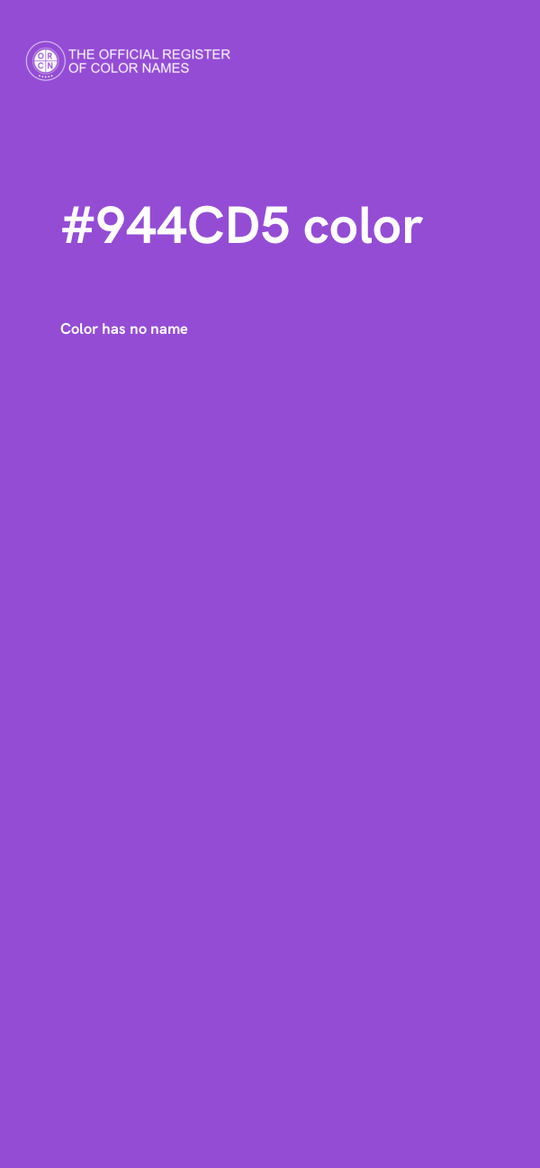 #944CD5 color image