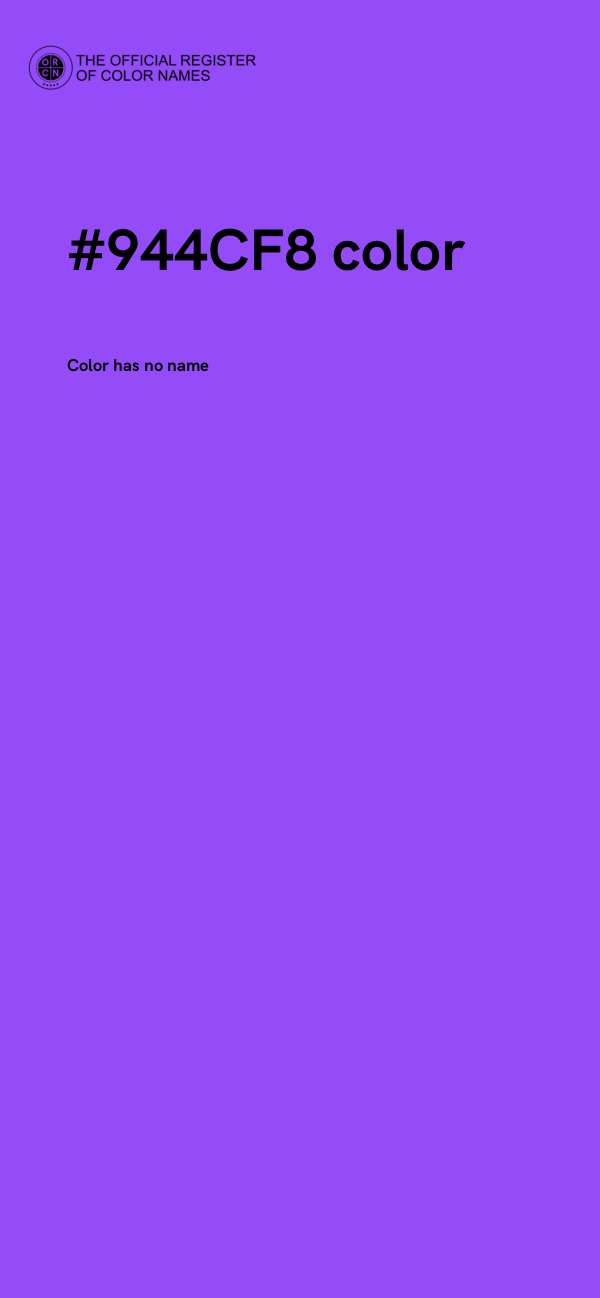 #944CF8 color image