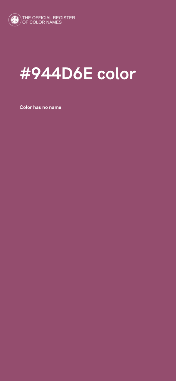 #944D6E color image