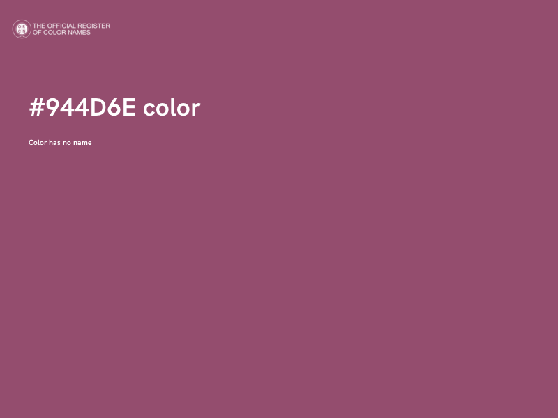 #944D6E color image