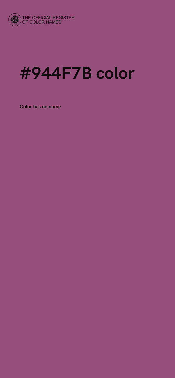 #944F7B color image