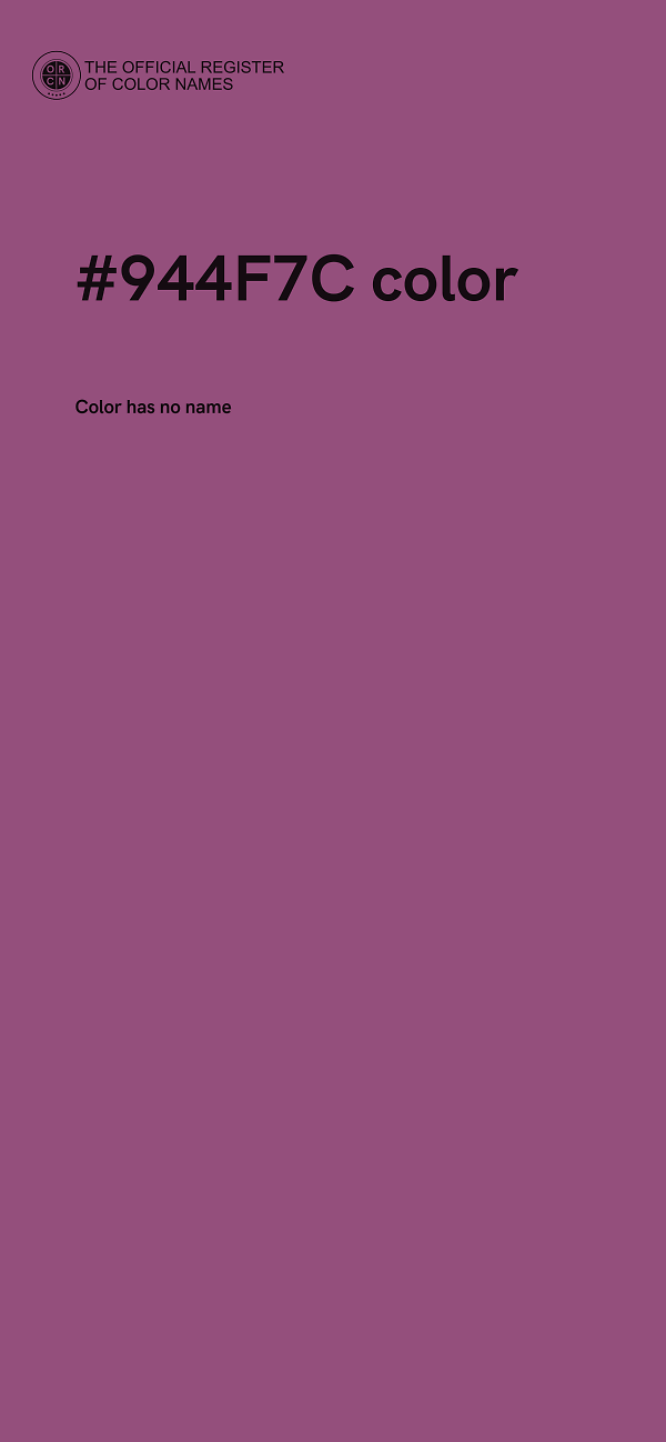 #944F7C color image