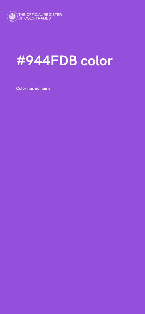 #944FDB color image