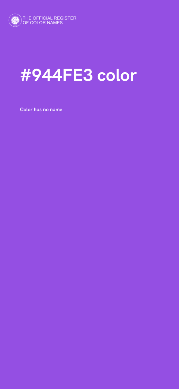 #944FE3 color image