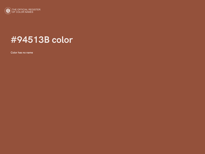 #94513B color image
