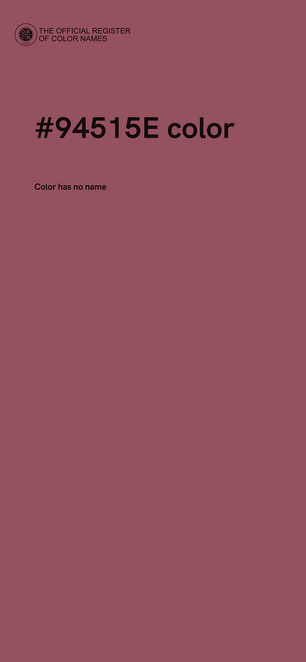 #94515E color image