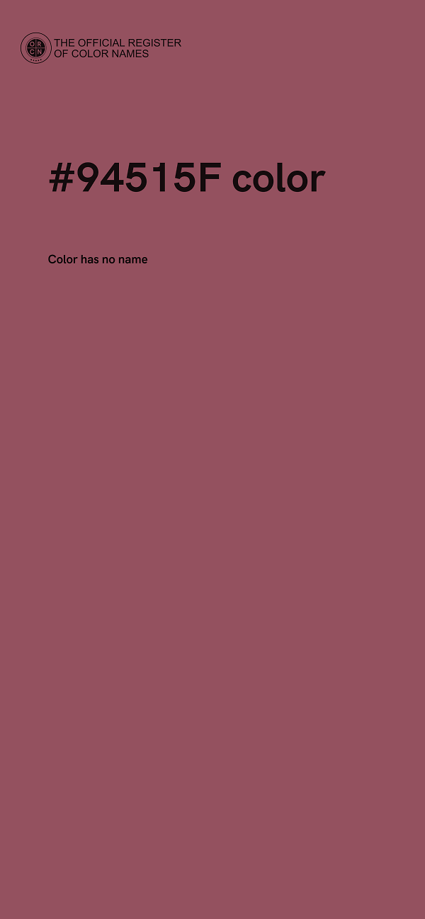#94515F color image