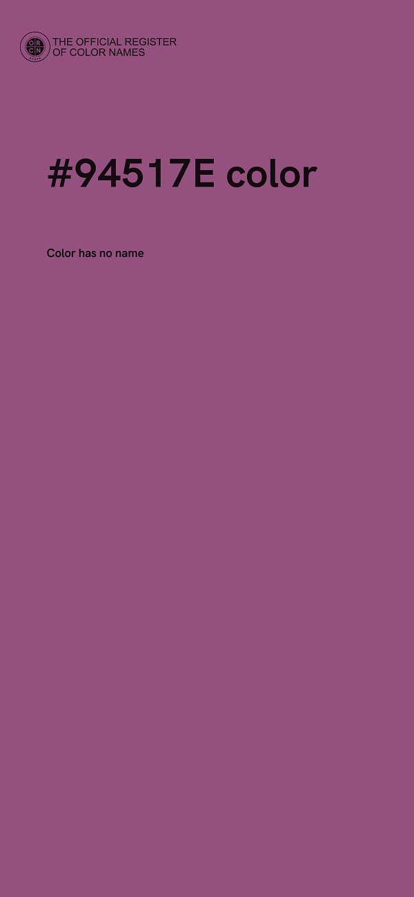 #94517E color image