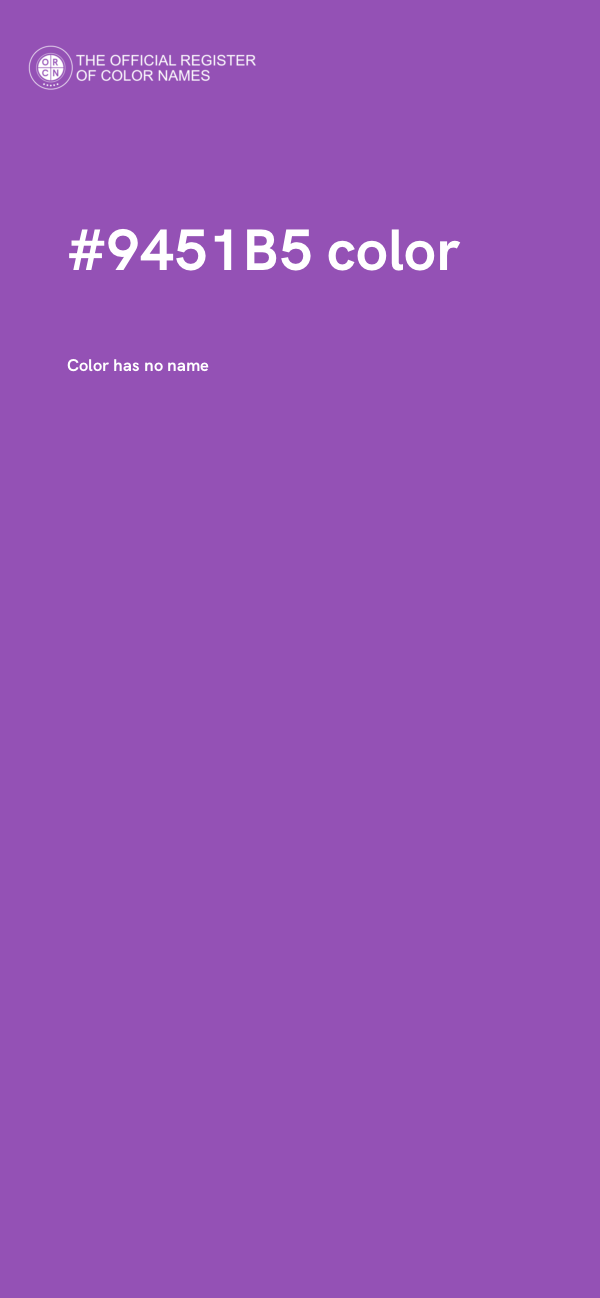 #9451B5 color image