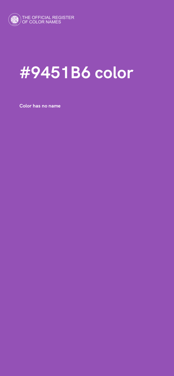 #9451B6 color image