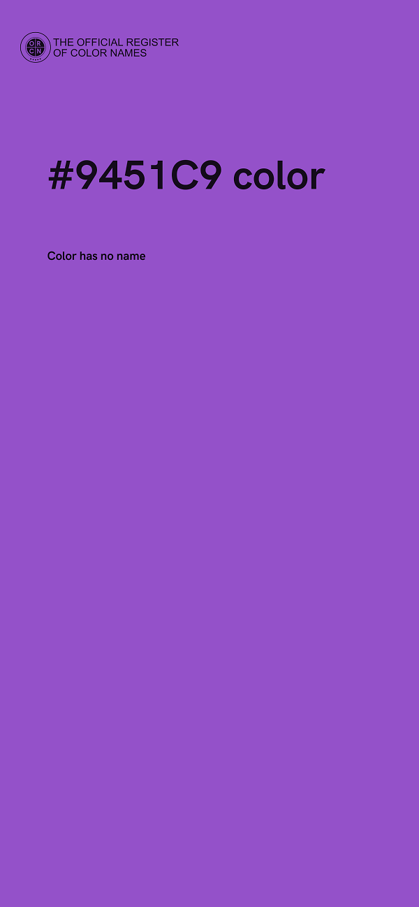 #9451C9 color image