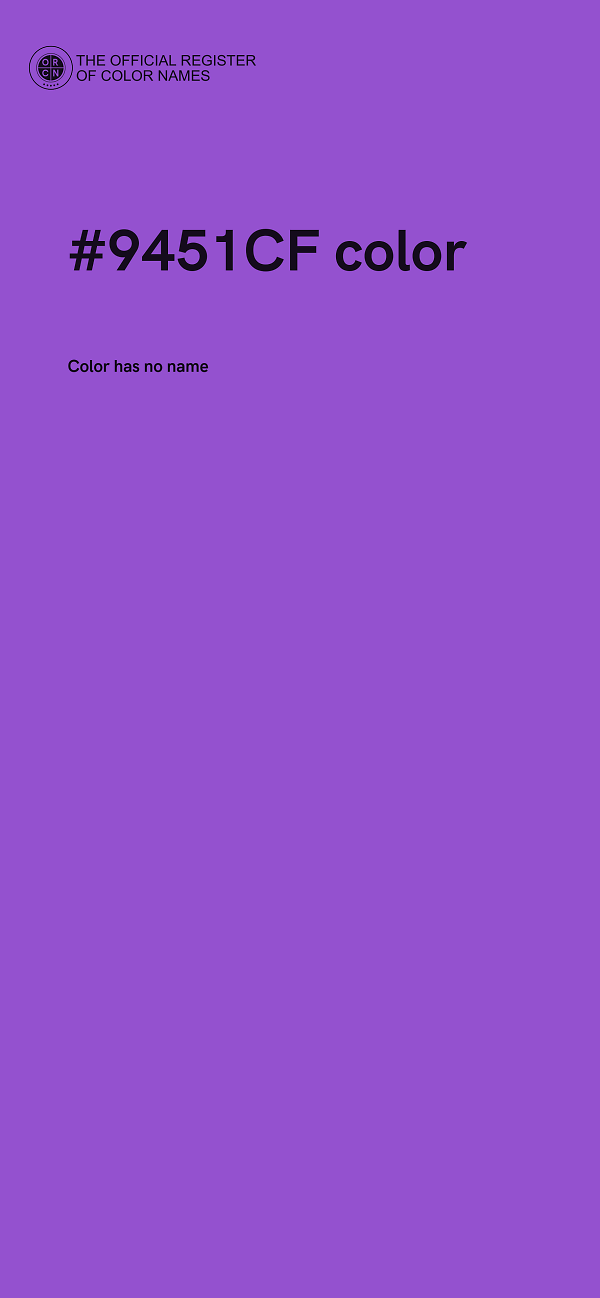 #9451CF color image