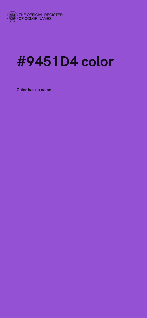 #9451D4 color image