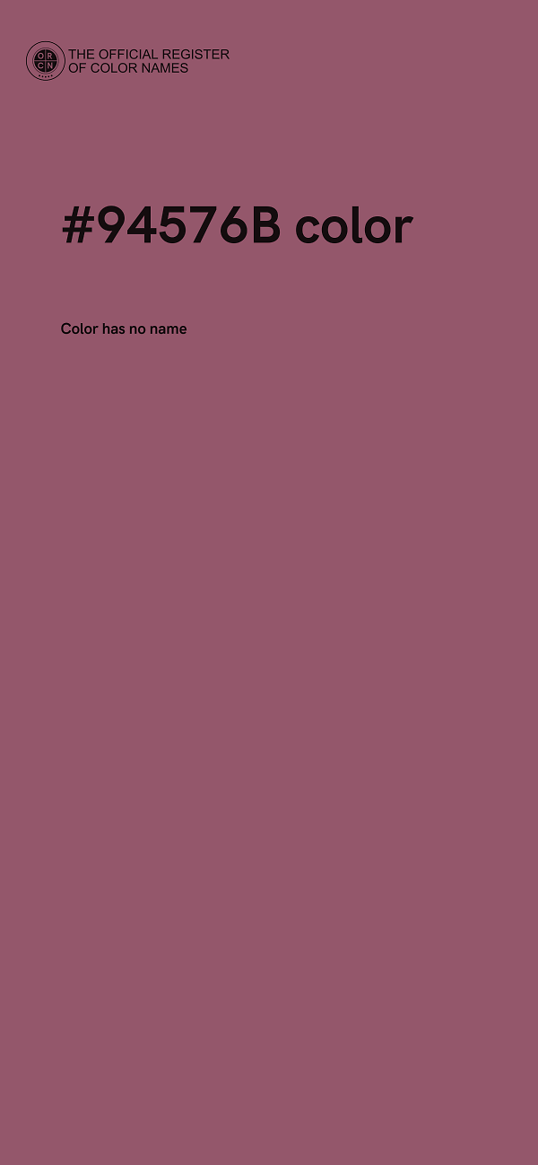 #94576B color image