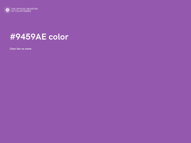 #9459AE color image
