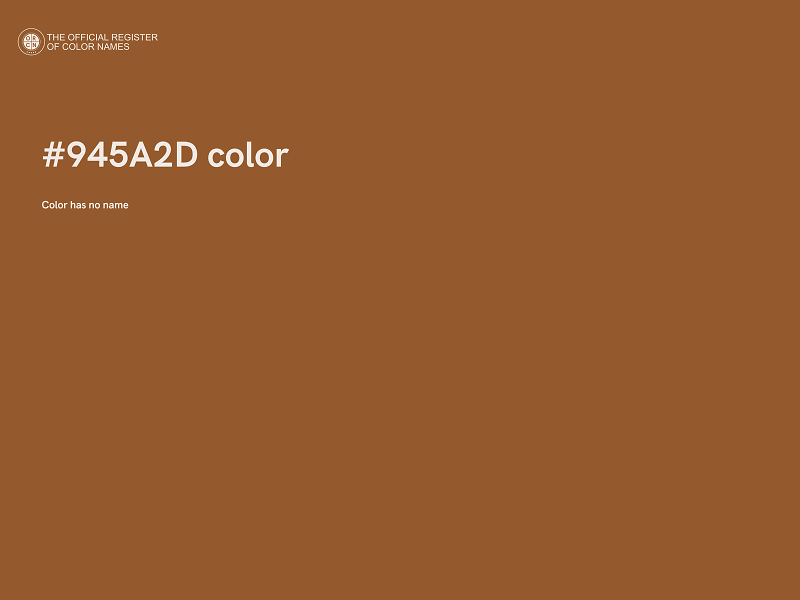 #945A2D color image