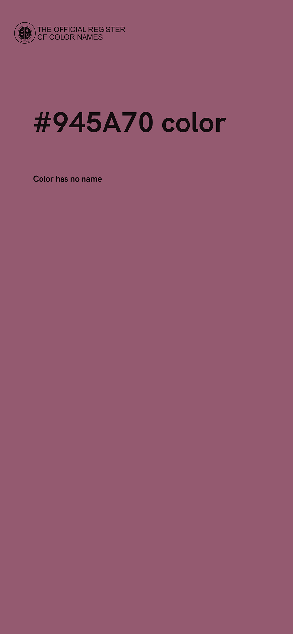 #945A70 color image
