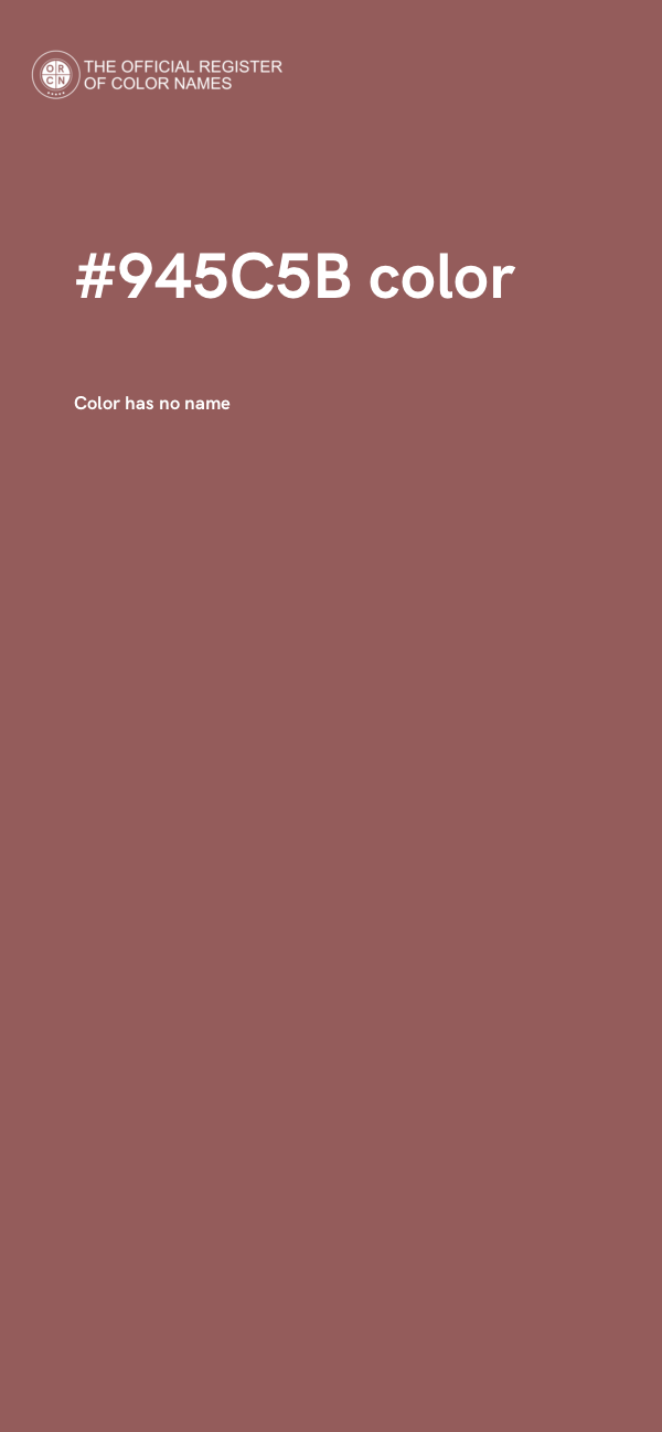 #945C5B color image